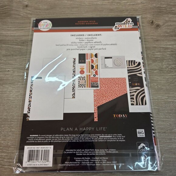 The Happy Planner Sticker And Accessory Set Modern Wild Theme For Planners - Picture 5 of 16